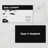 Schönheits-Silhouette Visitenkarte (Vorne/Hinten)