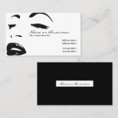 Schönheits-Silhouette Visitenkarte (Vorne/Hinten)