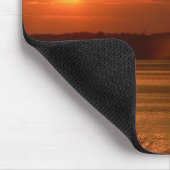 Schönheits-Sonnenuntergang - Mausunterlage Mousepad (Ecke)