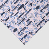 Schönheits-Sorgfalt-blaues Rosen-Muster Seidenpapier (Ausschnitt)