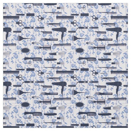Schönheits-Sorgfalt-blaues Rosen-Muster Stoff (Muster)