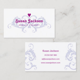 Schönheits-Therapie-Visitenkarte Visitenkarte