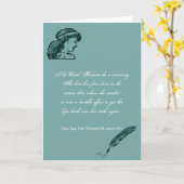 Schönheits-und Blick-Zitat-Gruß-Karte Karte (Gelbe Blume)