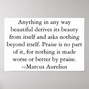 Schönheits-und Lob-Plakat Poster