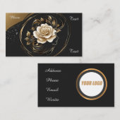 Schönheits- und Pflegesalon Visitenkarte (Vorne/Hinten)