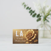 Schönheits- und Pflegesalon Visitenkarte (Stehend Vorderseite)