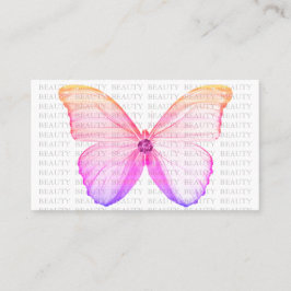 Schönheits-Visitenkarte-bunter Schmetterling Visitenkarte