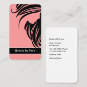 Schönheits-Visitenkarte-Friseur Visitenkarte (Vorne/Hinten)