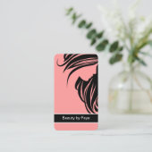 Schönheits-Visitenkarte-Friseur Visitenkarte (Stehend Vorderseite)