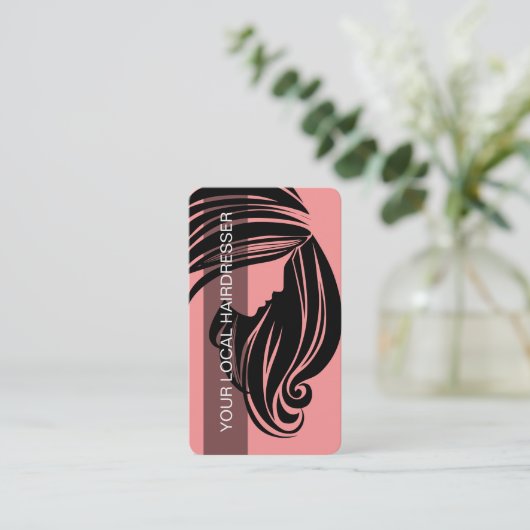 Schönheits-Visitenkarte-Friseur Visitenkarte (Stehend Vorderseite)