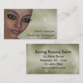 Schönheits-Visitenkarte Visitenkarte (Vorne/Hinten)