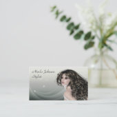 Schönheits-Visitenkarte Visitenkarte (Stehend Vorderseite)