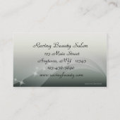 Schönheits-Visitenkarte Visitenkarte (Rückseite)