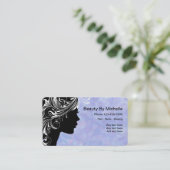 Schönheits-Visitenkarten einzigartig Visitenkarte (Stehend Vorderseite)