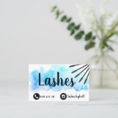 Schönheits-Visitenkarten Visitenkarte (Stehend Vorderseite)