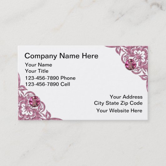 Schönheits-Visitenkarten Visitenkarte (Vorderseite)