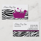 Schönheits-Visitenkarten Visitenkarte (Vorne/Hinten)