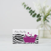 Schönheits-Visitenkarten Visitenkarte (Stehend Vorderseite)