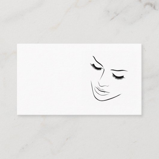 Schönheits-Visitenkarten Visitenkarte (Vorderseite)