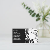 Schönheits-Visitenkarten Visitenkarte (Stehend Vorderseite)