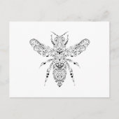 Schönheitsbiene Postkarte (Vorderseite)