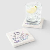 Schönheitsbild Steinuntersetzer (Seitenansicht)