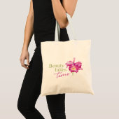 Schönheitsfördernde, individuelle, rosa Orchideen- Tragetasche (Vorderseite (Produkt))