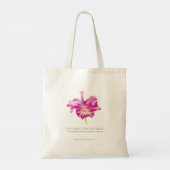 Schönheitsfördernde, individuelle, rosa Orchideen- Tragetasche (Rückseite)