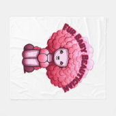 Schönheitsgeschenk für Groomer Fleecedecke (Vorderseite (Horizontal))
