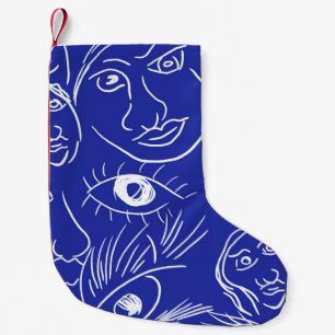 Schönheitsgesicht: ein zeichn. kleiner weihnachtsstrumpf