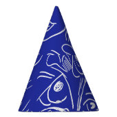 Schönheitsgesicht: ein zeichn. partyhütchen (Rechts)