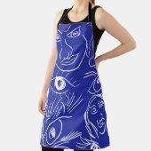 Schönheitsgesicht: ein zeichn. schürze (InSitu)