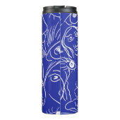 Schönheitsgesicht: ein zeichn. thermosbecher (Rückseite)