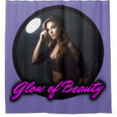 Schönheitsglühen Duschvorhang (Vorderseite)