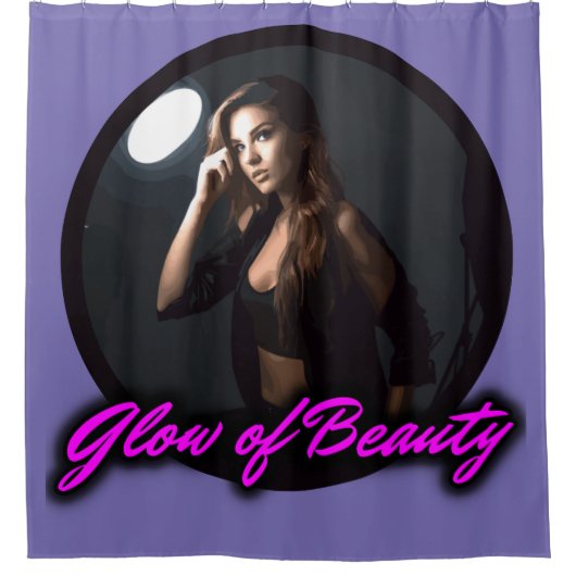 Schönheitsglühen Duschvorhang (Vorderseite)