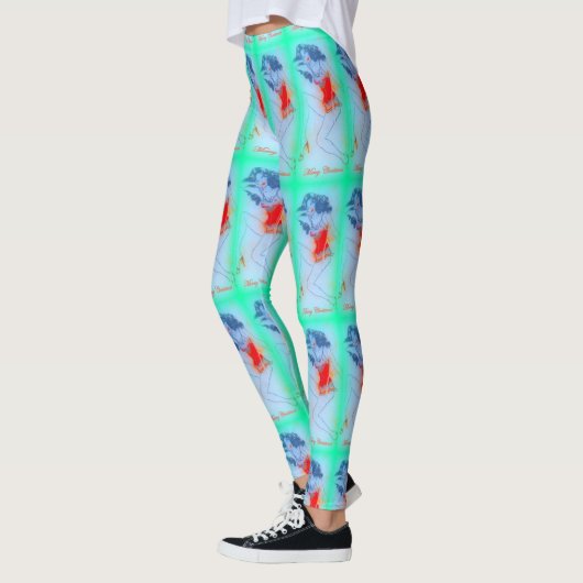 Schönheitsgrün Leggings (Links)