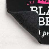 Schönheitshirn und ein schwarzer Gürtel Probleme K Mousepad (Ecke)