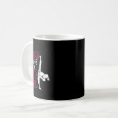 Schönheitshirne und ein schwarzer Gürtel Kaffeetasse (Vorderseite Links)