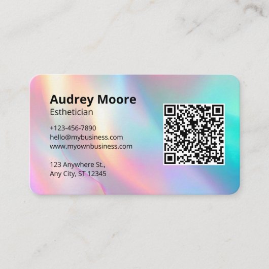 Schönheitsindustrie Visitenkarte (Vorderseite)