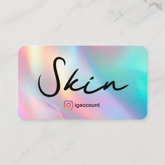 Schönheitsindustrie Visitenkarte (Rückseite)