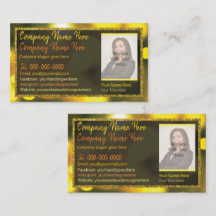 Schönheitskleidung, Nägel, Makeup, Lashes, Foto Visitenkarte