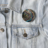 Schönheitsknopf, blauer Noro Button (Beispiel)