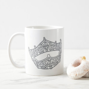 Schönheitskönigin Krone Kaffeetasse
