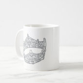 Schönheitskönigin Krone Kaffeetasse (Vorderseite Links)
