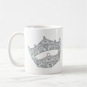 Schönheitskönigin Krone Kaffeetasse (Links)