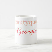 Schönheitsköniginhashtag hellrot Name Mädchen Boss Kaffeetasse (Mittel)