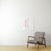 Schönheitsköniginhashtag hellrot Name Mädchen Boss Wandteppich (Beispiel (Horizontal))