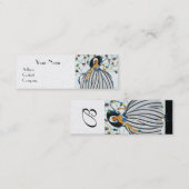 SCHÖNHEITSKOSTEN-DESIGNER MAKEUP-KÜNSTLER MINI VISITENKARTE (Vorne/Hinten)