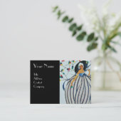 SCHÖNHEITSKOSTEN-DESIGNER MAKEUP-KÜNSTLER VISITENKARTE (Stehend Vorderseite)