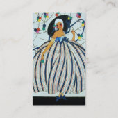 SCHÖNHEITSKOSTEN-DESIGNER MAKEUP-KÜNSTLER VISITENKARTE (Rückseite)